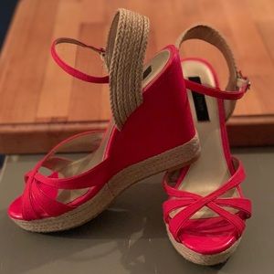 FINAL SALE White House Black Market Coral Wedge